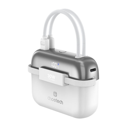 Choetech Mini Bag Digital 10000mAh Power Bank with PD30W Type-...