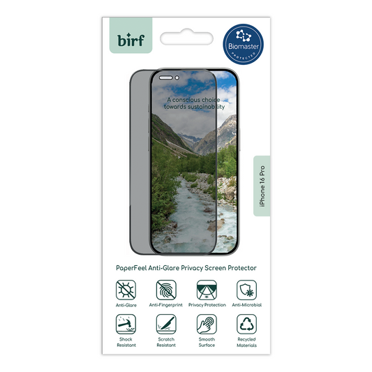 Birf PaperFeel Anti-Glare Privacy Screen Protector for iPhone ...