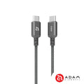 Adam Elements CASA S120 USB-C to USB-C 60W Braided Charging Ca...