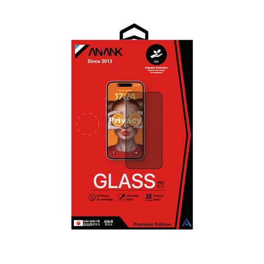 ANANK 2.5D 180° Privacy with 26° Angle Tempered Glass for iPho...