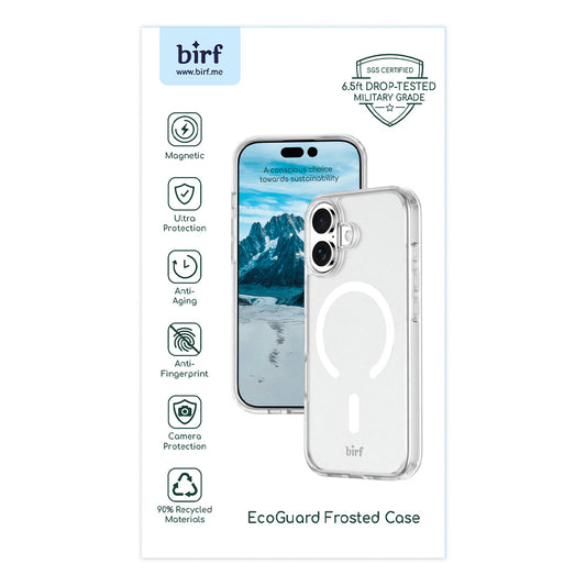 Birf Magsafe EcoGuard Frosted Case for iPhone 17 Series