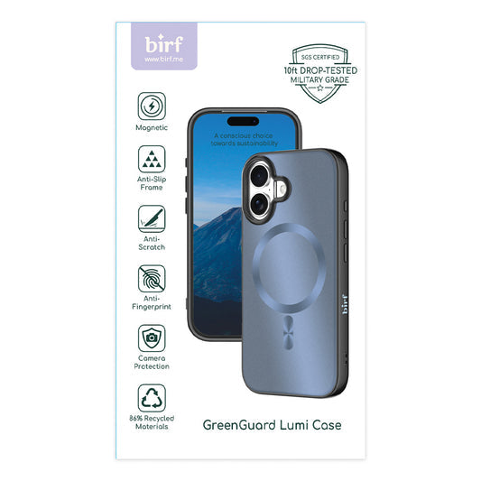 Birf Magsafe GreenGuard Lumi Case for iPhone 17 Series