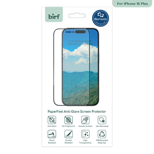 Birf PaperFeel Screen Protector for iPhone 16 Series
