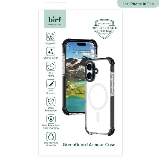 Birf GreenGuard Armour Case for iPhone 16 Series