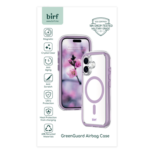 Birf GreenGuard Airbag Case for iPhone 16 Series