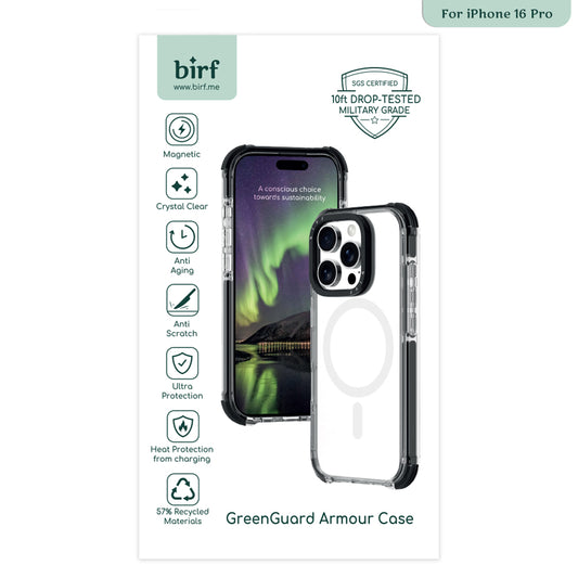 Birf GreenGuard Armour Case for iPhone 16 Series