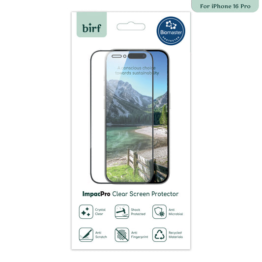 Birf ImpacPro Ultra Clear Screen Protector for iPhone 16 Series