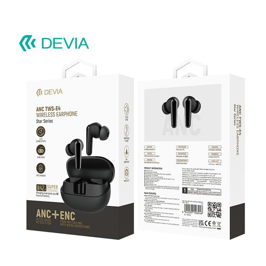 DEVIA Star Series ANC TWS-E4 Wireless Earphone
