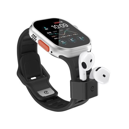 Keybudz Sync+ Series FKM Apple Watch Strap and AirPods Dock
