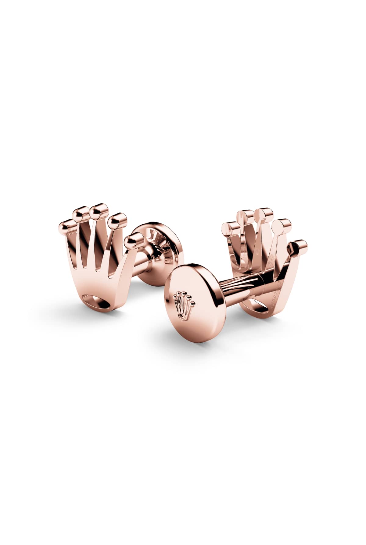 Rolex ‘Crown’ cufflinks A1015 - Everose gold
