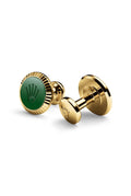 Rolex ‘Fluted’ cufflinks A1038 - Yellow gold and ceramic