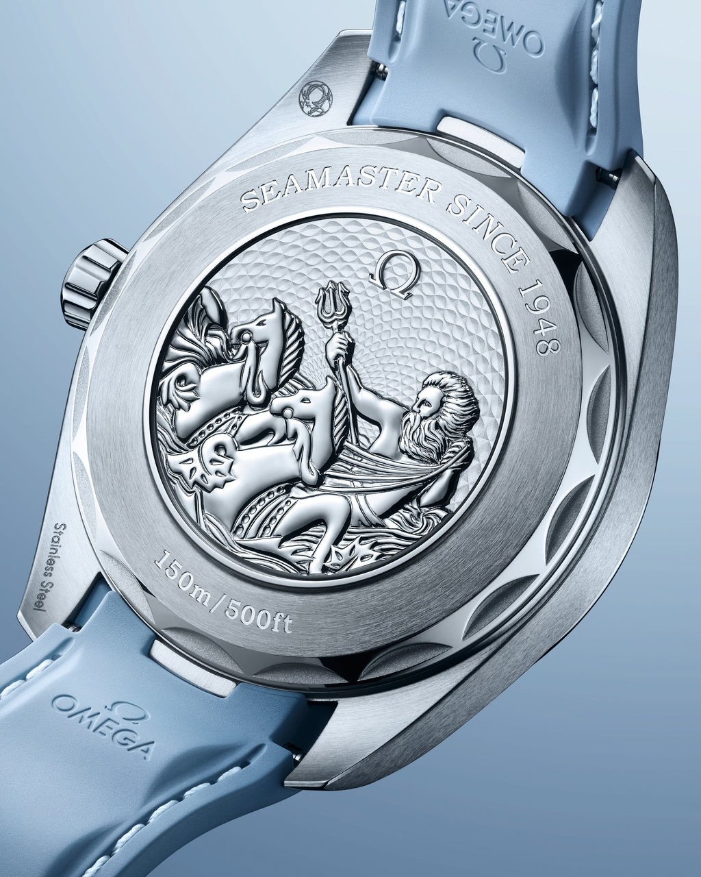 Seamaster Aqua Terra 150M 43 mm, steel on rubber strap - 22012432203002 - View 9