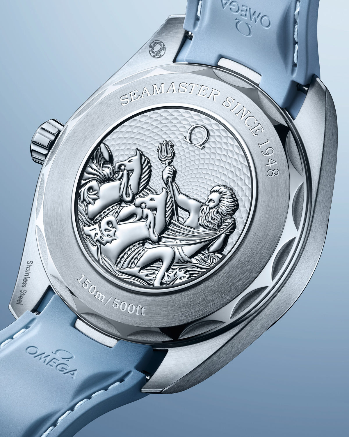 Seamaster Aqua Terra 150M 43 mm, steel on rubber strap - 22012432203002 - View 9