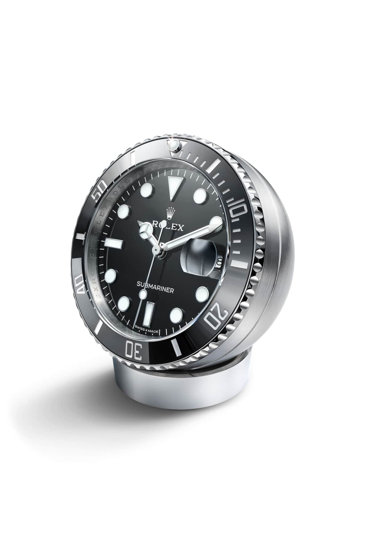 Rolex Submariner Date desk clock C909010LN-0001 - 80 mm, stainless steel