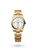Rolex Oyster Perpetual 34 124208-0002 - Oyster, 34 mm, yellow gold