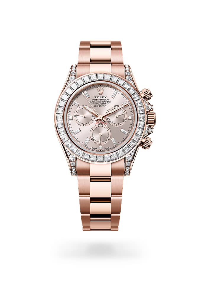 Rolex Cosmograph Daytona 126595TBR-0001 - Oyster, 40 mm, Everose gold and diamonds