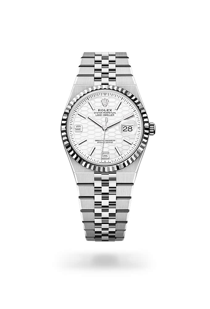 Rolex Land-Dweller 36 127234-0001 - Oyster, 36 mm, Oystersteel and white gold