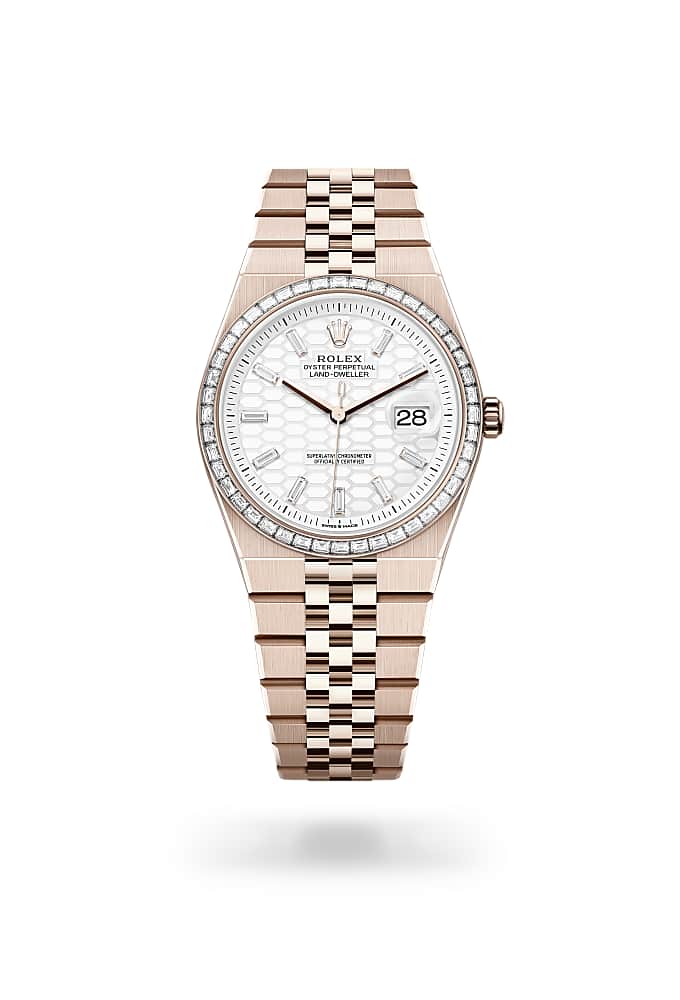 Rolex Land-Dweller 36 127285TBR-0002 - Oyster, 36 mm, Everose gold and diamonds