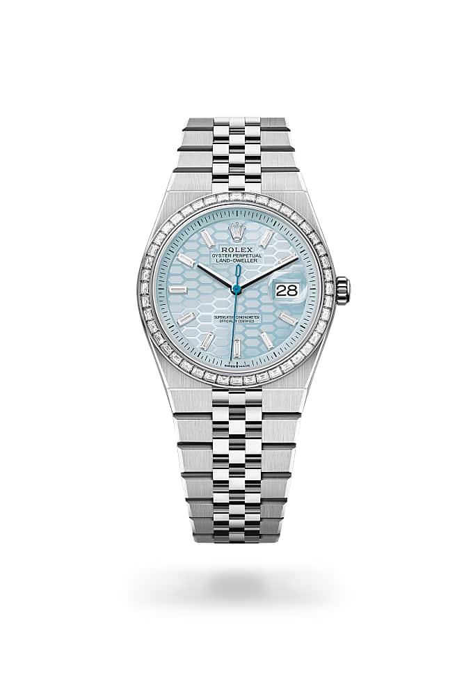 Rolex Land-Dweller 36 127286TBR-0001 - Oyster, 36 mm, platinum and diamonds