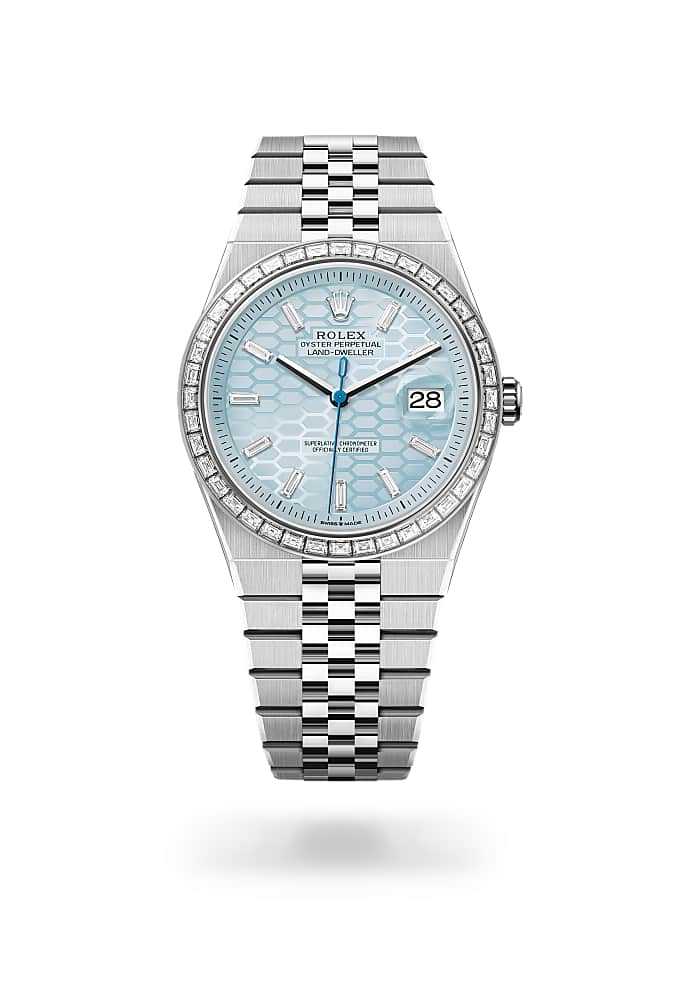 Rolex Land-Dweller 40 127386TBR-0001 - Oyster, 40 mm, platinum and diamonds