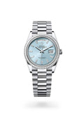 Rolex Day-Date 36 128396TBR-0003 - Oyster, 36 mm, platinum and diamonds