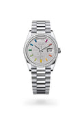 Rolex Day-Date 36 128396TBR-0006 - Oyster, 36 mm, platinum and diamonds