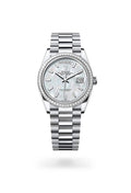 Rolex Day-Date 36 128396TBR-0022 - Oyster, 36 mm, platinum and diamonds