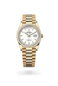 Rolex Day-Date 36 128398TBR-0016 - Oyster, 36 mm, yellow gold and diamonds