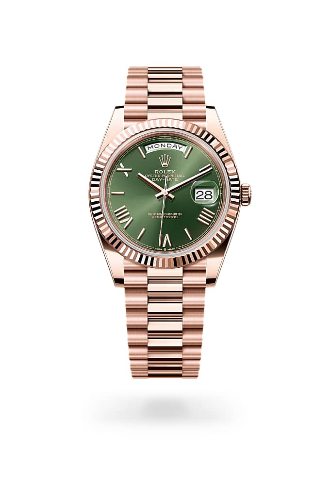 Rolex Day-Date 40 228235-0025 - Oyster, 40 mm, Everose gold