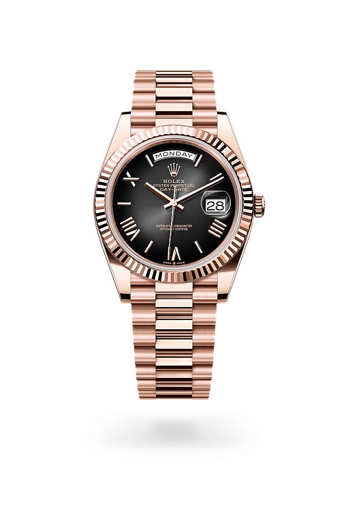 Rolex Day-Date 40 228235-0055 - Oyster, 40 mm, Everose gold