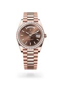 Rolex Day-Date 40 228345RBR-0024 - Oyster, 40 mm, Everose gold and diamonds