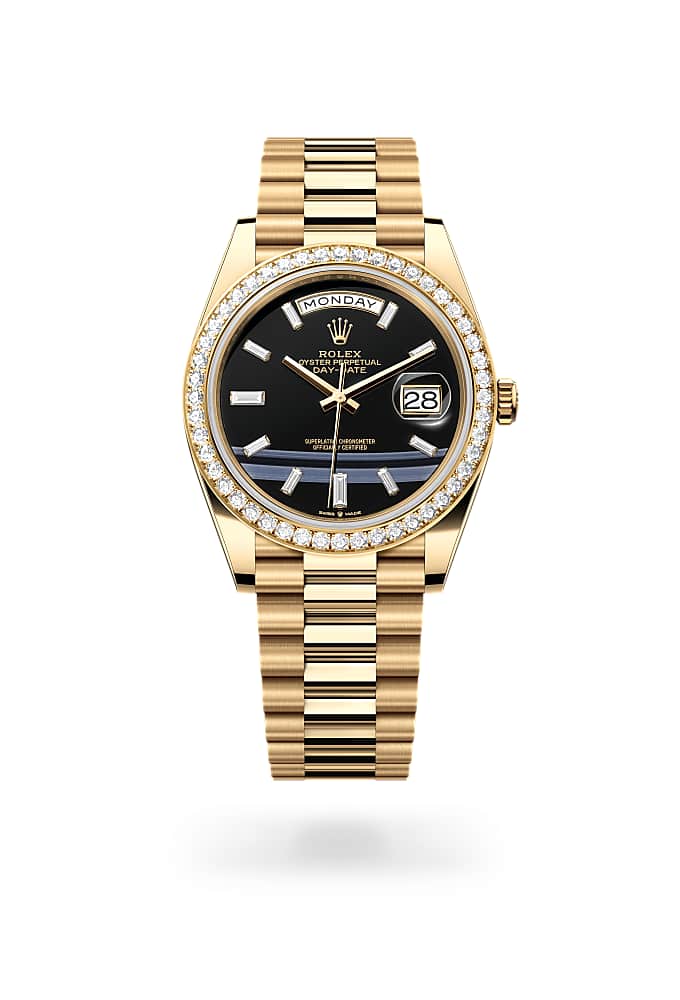 Rolex Day-Date 40 228348RBR-0039 - Oyster, 40 mm, yellow gold and diamonds
