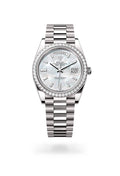 Rolex Day-Date 40 228349RBR-0046 - Oyster, 40 mm, white gold and diamonds