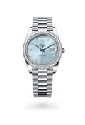 Rolex Day-Date 40 228396TBR-0002 - Oyster, 40 mm, platinum and diamonds