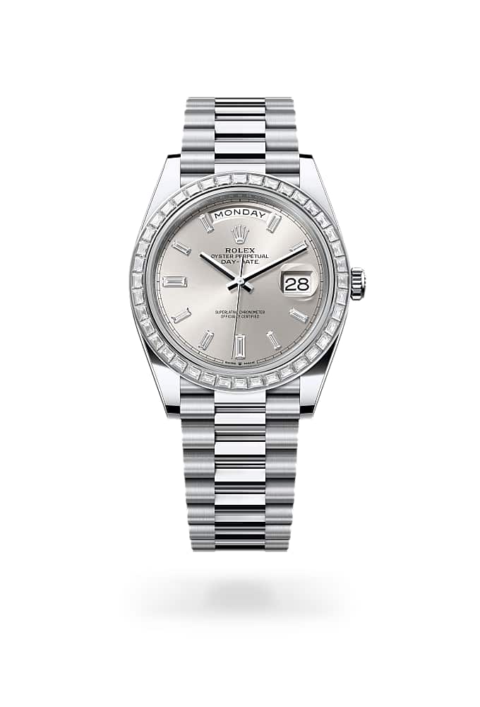 Rolex Day-Date 40 228396TBR-0011 - Oyster, 40 mm, platinum and diamonds