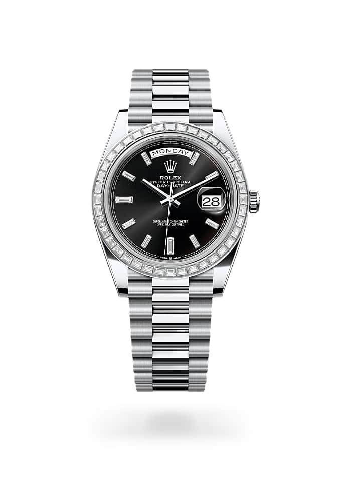 Rolex Day-Date 40 228396TBR-0012 - Oyster, 40 mm, platinum and diamonds