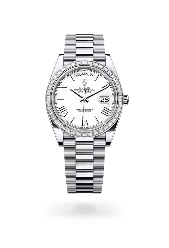 Rolex Day-Date 40 228396TBR-0018 - Oyster, 40 mm, platinum and diamonds