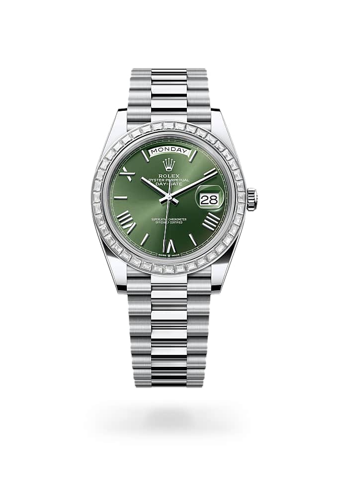 Rolex Day-Date 40 228396TBR-0020 - Oyster, 40 mm, platinum and diamonds