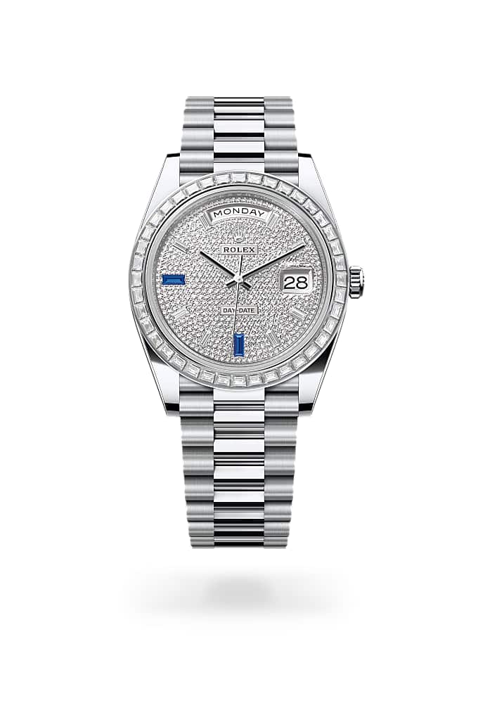Rolex Day-Date 40 228396TBR-0021 - Oyster, 40 mm, platinum and diamonds