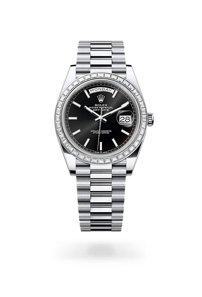 Rolex Day-Date 40 228396TBR-0024 - Oyster, 40 mm, platinum and diamonds