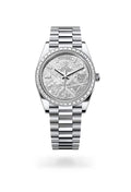 Rolex Day-Date 40 228396TBR-0027 - Oyster, 40 mm, platinum and diamonds