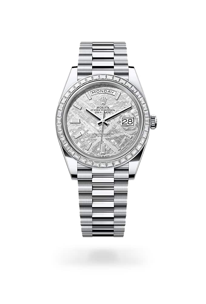 Rolex Day-Date 40 228396TBR-0027 - Oyster, 40 mm, platinum and diamonds