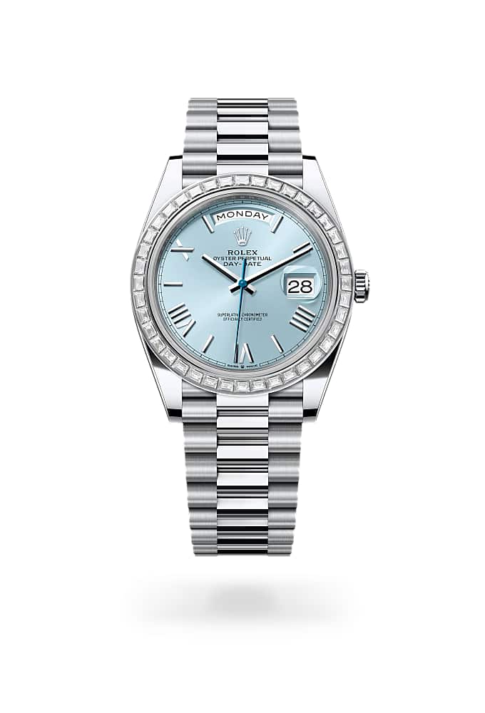 Rolex Day-Date 40 228396TBR-0030 - Oyster, 40 mm, platinum and diamonds
