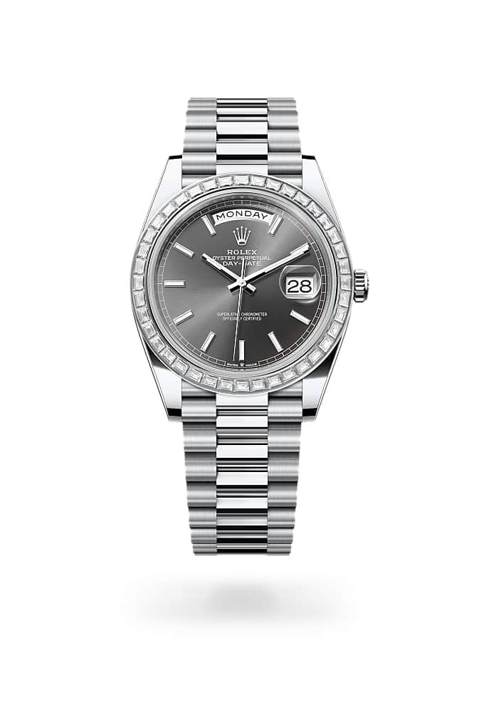 Rolex Day-Date 40 228396TBR-0031 - Oyster, 40 mm, platinum and diamonds