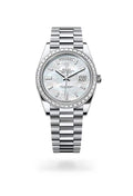 Rolex Day-Date 40 228396TBR-0043 - Oyster, 40 mm, platinum and diamonds