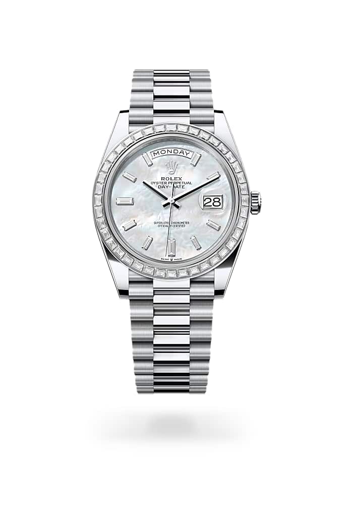 Rolex Day-Date 40 228396TBR-0043 - Oyster, 40 mm, platinum and diamonds