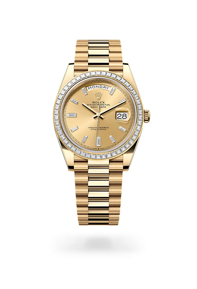 Rolex Day-Date 40 228398TBR-0002 - Oyster, 40 mm, yellow gold and diamonds