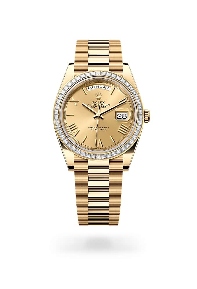 Rolex Day-Date 40 228398TBR-0003 - Oyster, 40 mm, yellow gold and diamonds