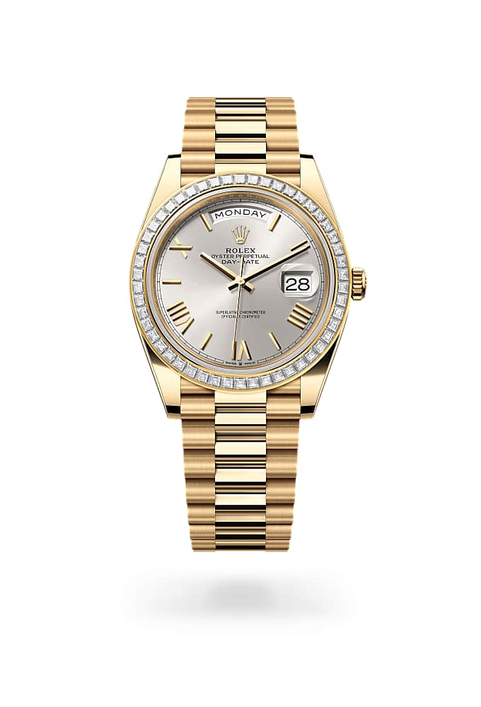 Rolex Day-Date 40 228398TBR-0006 - Oyster, 40 mm, yellow gold and diamonds