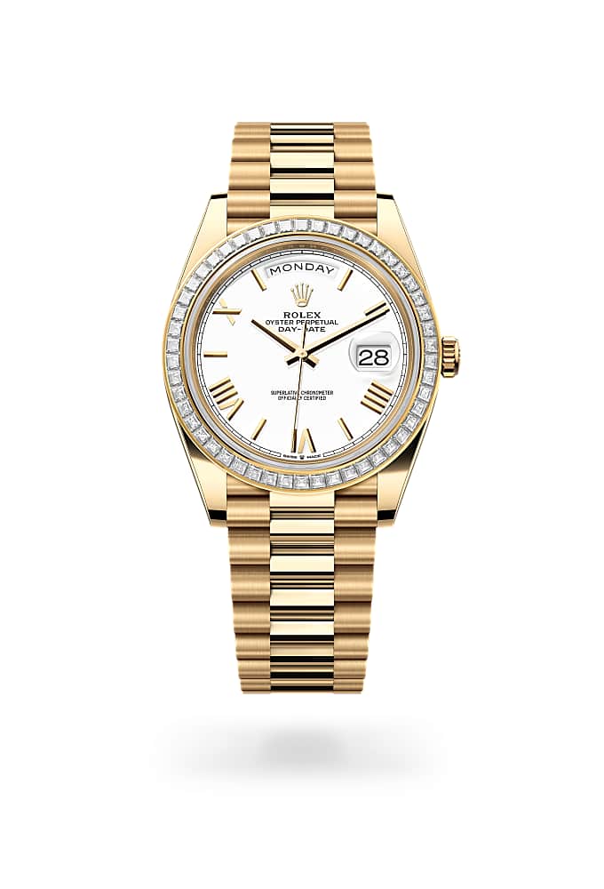 Rolex Day-Date 40 228398TBR-0033 - Oyster, 40 mm, yellow gold and diamonds